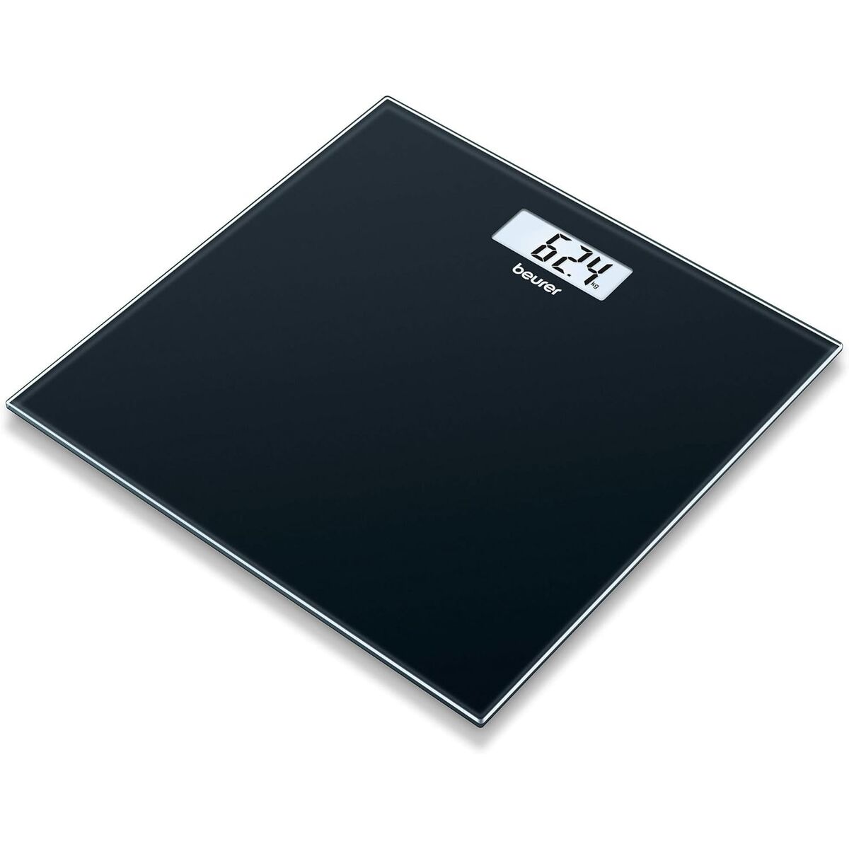 Beurer Digitale Personenwaage Beurer Gs10 Schwarz Glas 180 Kg