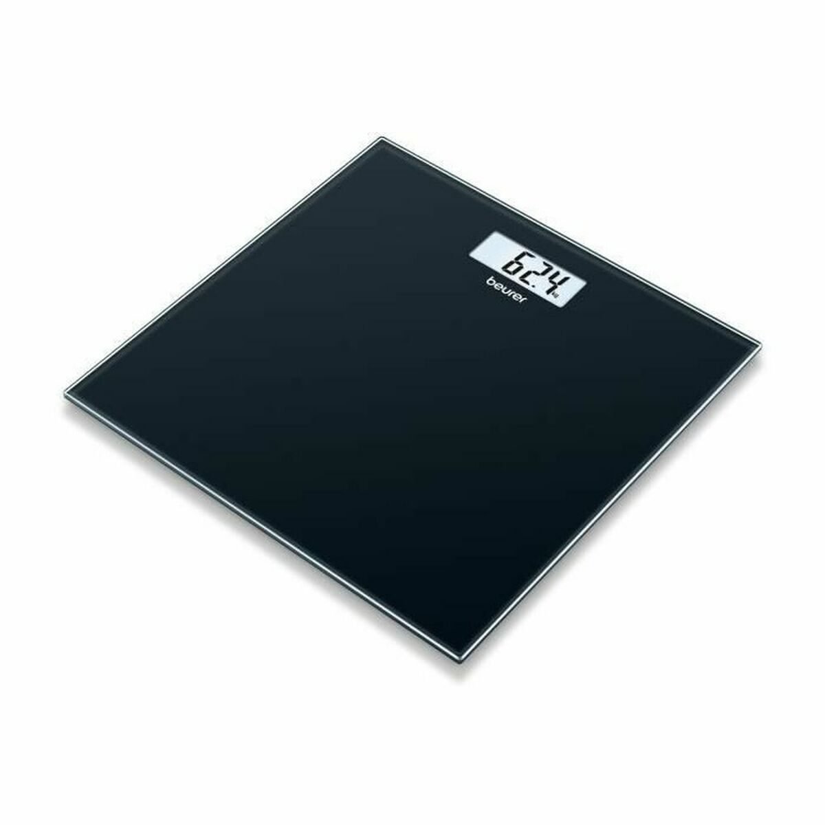 Beurer Digitale Personenwaage Beurer Gs10 Schwarz Glas 180 Kg