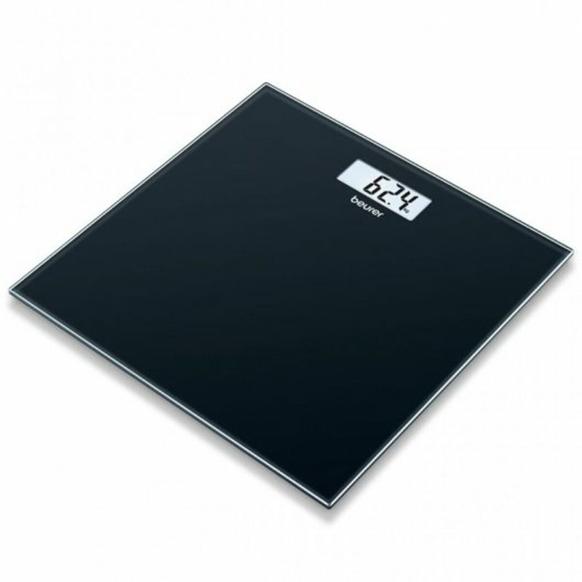 Beurer Digitale Personenwaage Beurer Gs10 Schwarz Glas 180 Kg