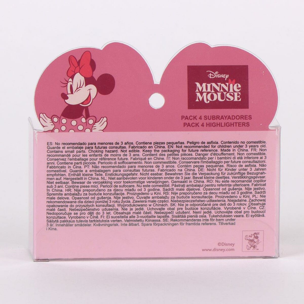 Minnie Mouse Textmarker Minnie Mouse Rosa 5 Stücke