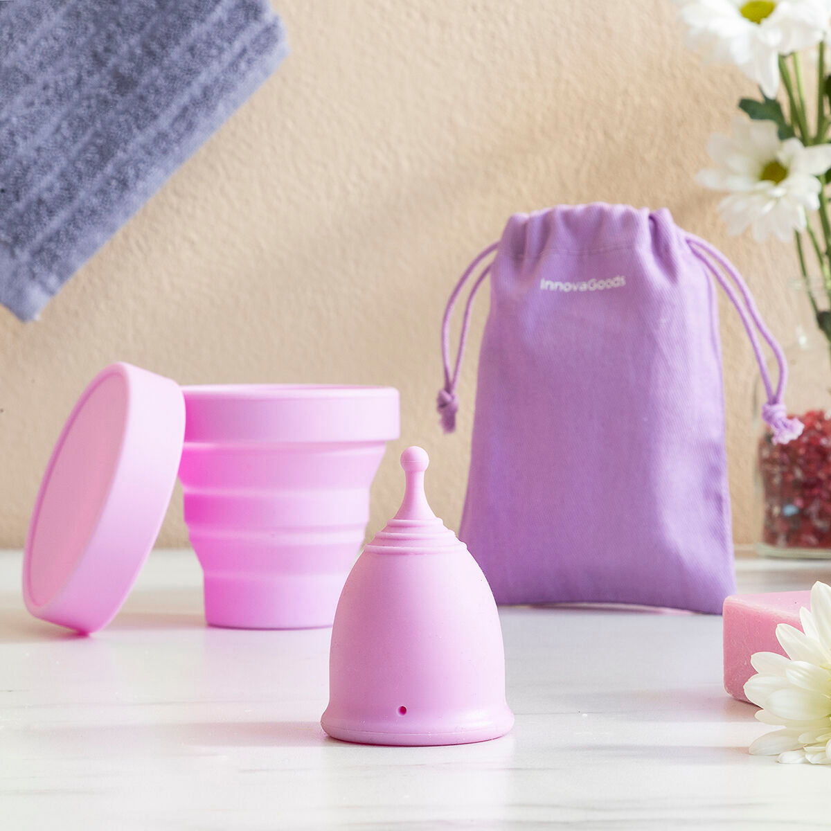 Innovagoods Menstruationstasse Mit Zubehör Kuppy Innovagoods