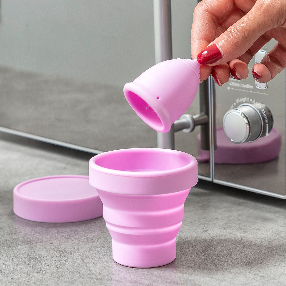 Innovagoods Menstruationstasse Mit Zubehör Kuppy Innovagoods