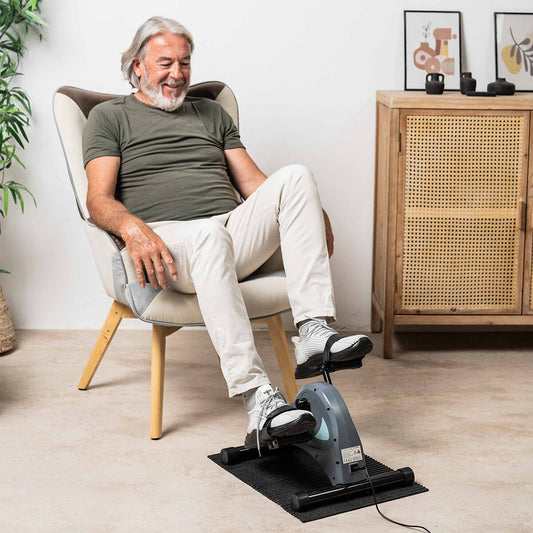 Innovagoods Elektrisch Unterstützter Pedaltrainer Für Arme Und Beine Mit Matte Und Fernbedienung Velora 3000 Innovagoods